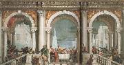 Paolo  Veronese Supper in the House of Leiv oil painting artist